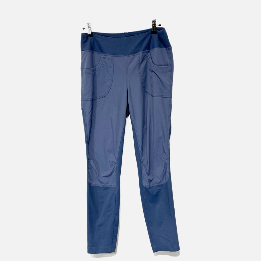 REI Girls' Blue Hiking Pants Outdoor Backpacking Elastic Waist Size 14-16